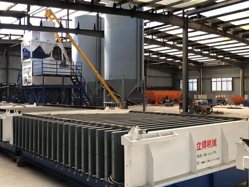 Cement betong väggpanelproduktionslinje